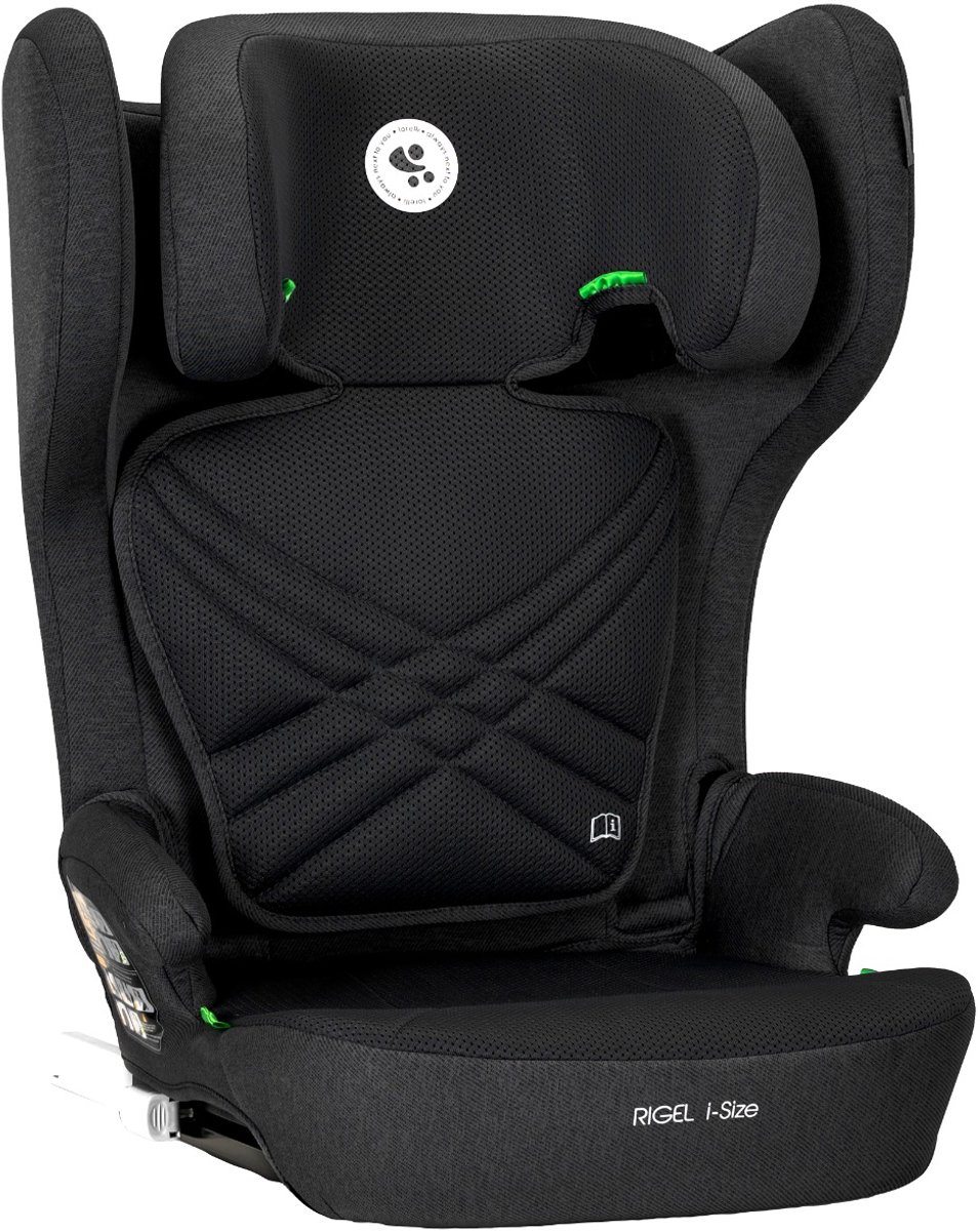 Lorelli Rigel Black 100-150 cm i-Size Opvouwbare Autostoel