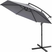 Kingsleeve Parasol - Ø330cm UV-Bescherming 80+ Slinger - Antraciet