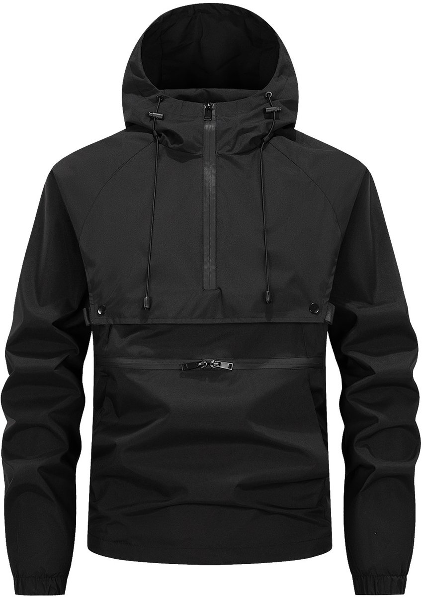 YOUTHUP Heren Jack - Losse Pasvorm en Grote Zak jas - XL