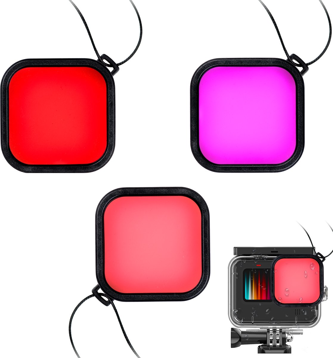 GoPro Duikfilters 3-Pack Kleurcorrectie thumbnail 2
