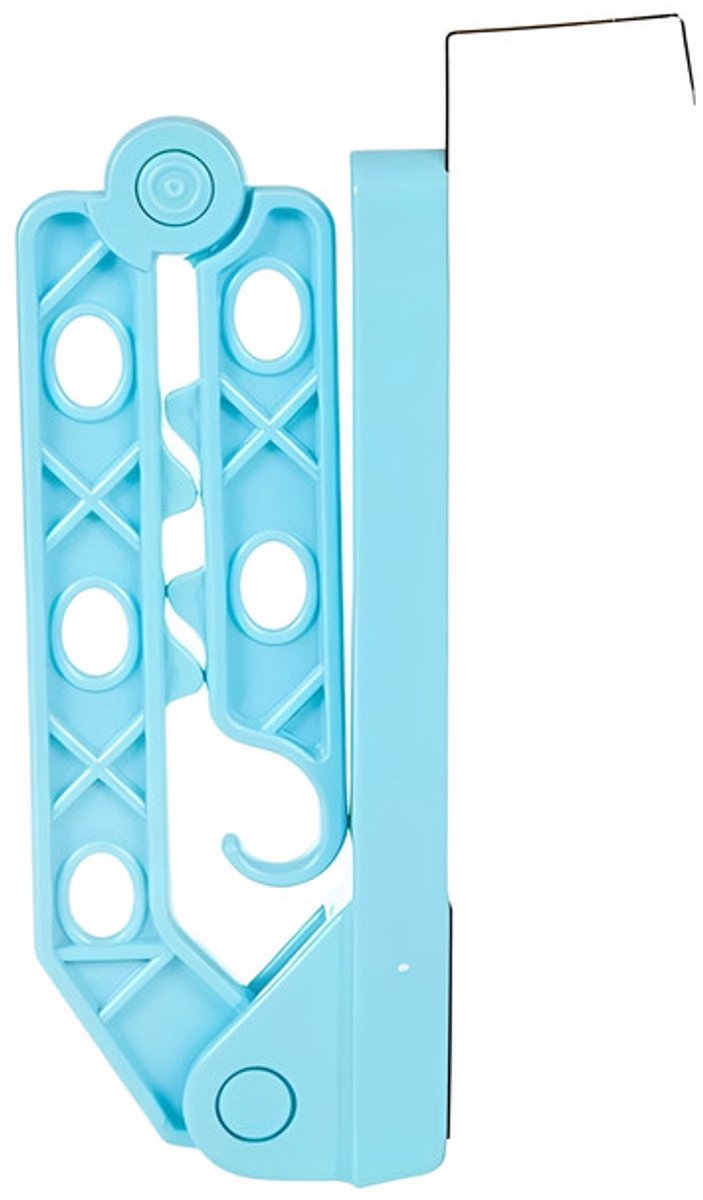 Kledinghangers - Kast organizer - kledingkast organizer - Opvouwbare kledinghanger - Blauw