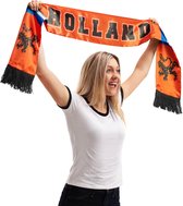 Oranje sjaal - Holland – Nederlandse vlag - Leeuw - WK/EK Voetbal supporterssjaal - Koningsdag - 15 x 135 cm