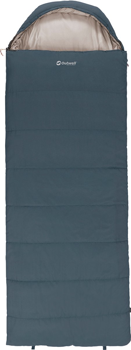 Outwell Campion Lux XL Blue Slaapzak Dekenmodel +5C 225 x 85 cm