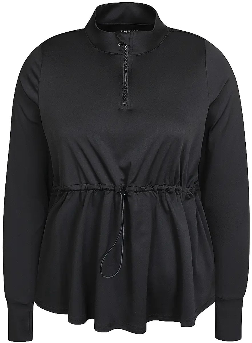 Zhenzi -Avery 1225-Pullover L/S Zwart maat XS=40