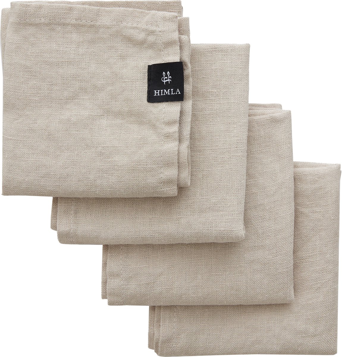 Himla Sunshine Linnen servet - Oatmeal - 4 stuks