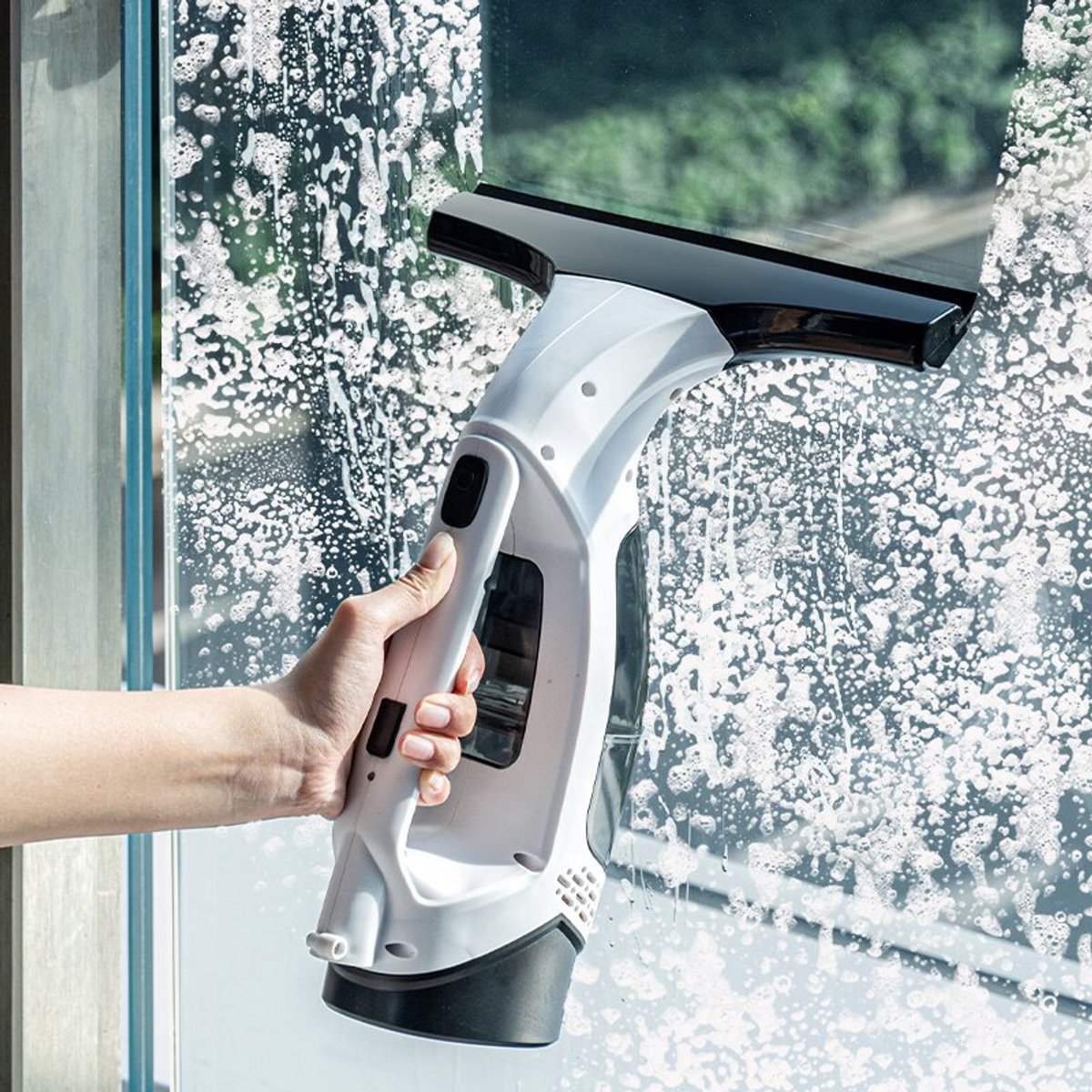 Draadloze elektrische raamstofzuiger - Reiniger voor ramen en spiegels