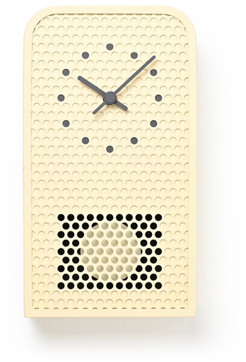 Lemnos MOOV - Pendelklok -Modern-Zachtgeel-Stil-Uurwerk.