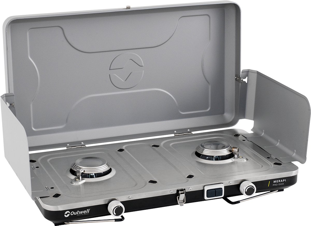 Outwell Merapi Pro Duo Deluxe Stove Campingkooktoestel 2 x 3000 W Gril