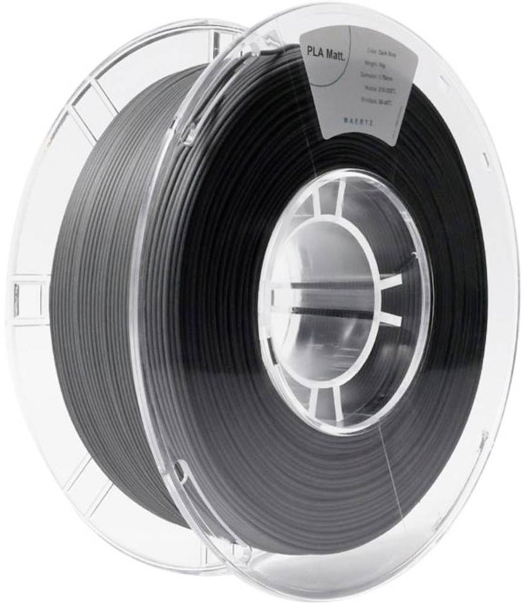 Maertz PMMA-1012-004 PMMA-1012-004 Filament PLA mat Mat 1.75 mm 1000 g Donkergrijs 1 stuk(s)