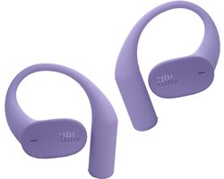JBL Sense Lite - Open ear Oordopjes - Oortjes Draadloos - Bluetooth - Sport Oordopjes - Sporten - Hardlopen - 32 uur - Spatwaterdicht - IP54 - Paars