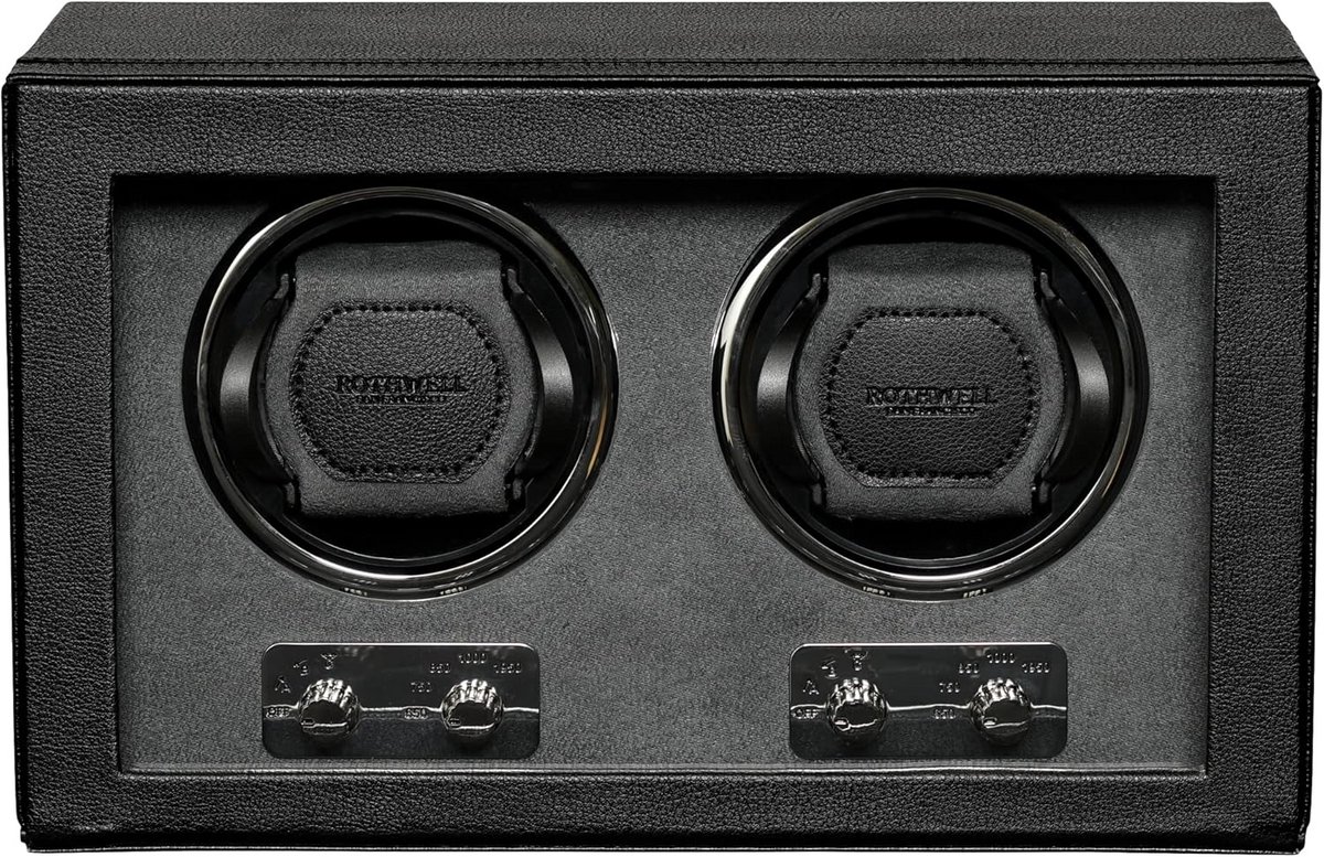 Dubbele opwinder voor automatische horloges met stille motor en instelbare rotatie