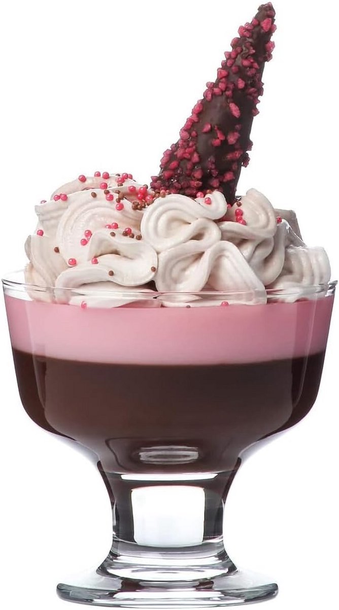 Set van 3 IJs- of Dessertschaaltjes, 280cc - Drink- en Presentatieglazen
