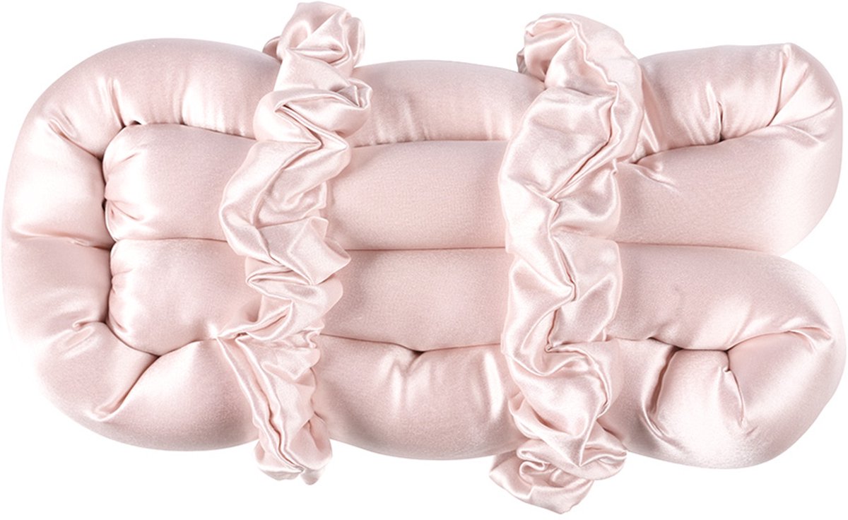 Beauty Pillow® Luxury Silk Heatless Curls - 100% pure Mulberry zijde - 22 momme - Pink