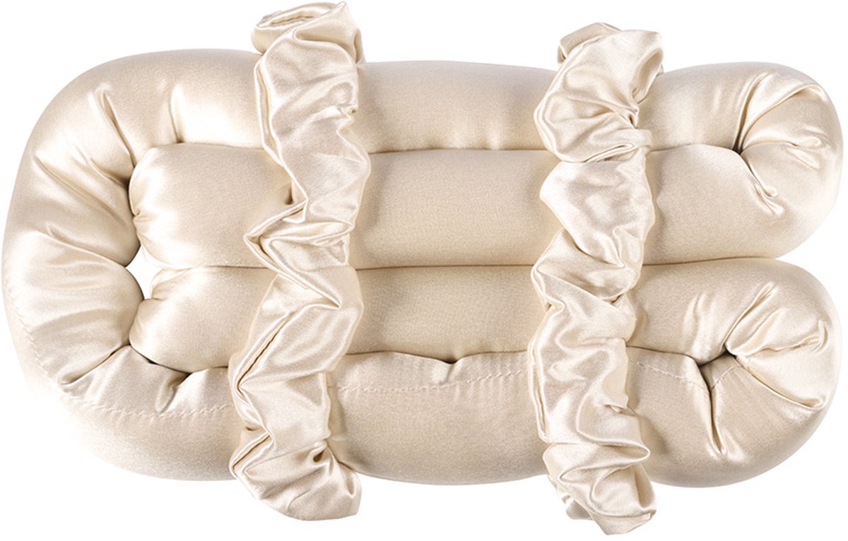 Beauty Pillow® Luxury Silk Heatless Curls - 100% pure Mulberry zijde - 22 momme - Champagne