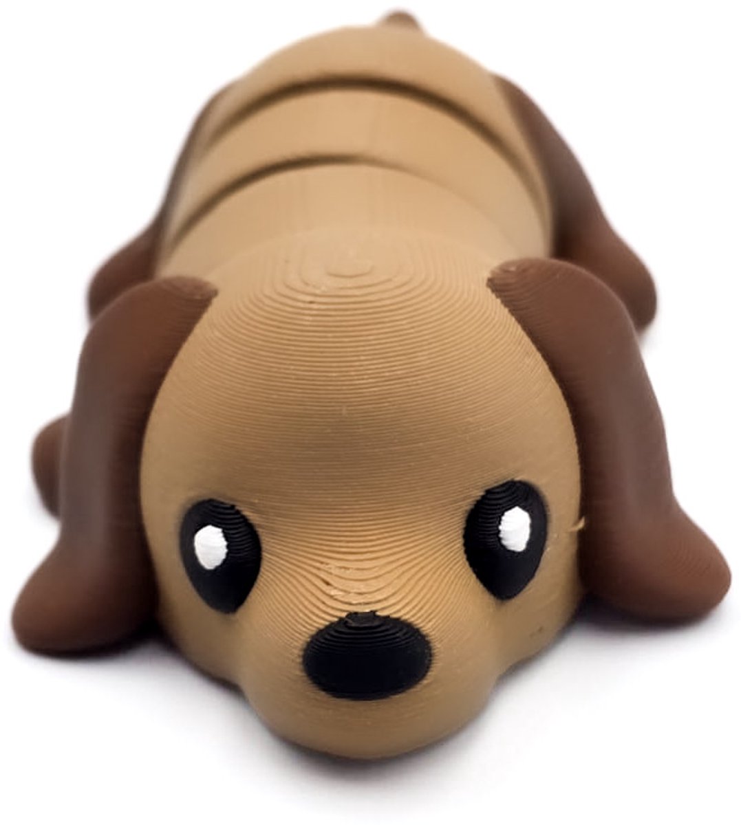 Bruine Hond Magneet – Flexibel 3D-Geprint Design – Cosmetalic - Decoratie magneetje - Schattige Koelkast- of Bureau Magneet – Lichtgewicht & Duurzaam