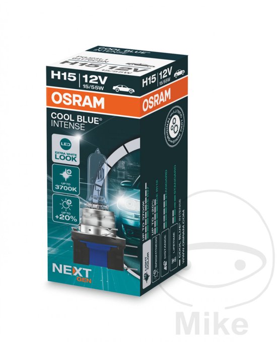 Osram Auto 64176CBI Halogeenlamp Cool Blue Intense H15 15 W 12 V
