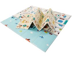 Asalvo Funmat Folding Xxl Speelmat Blauw Kinderen