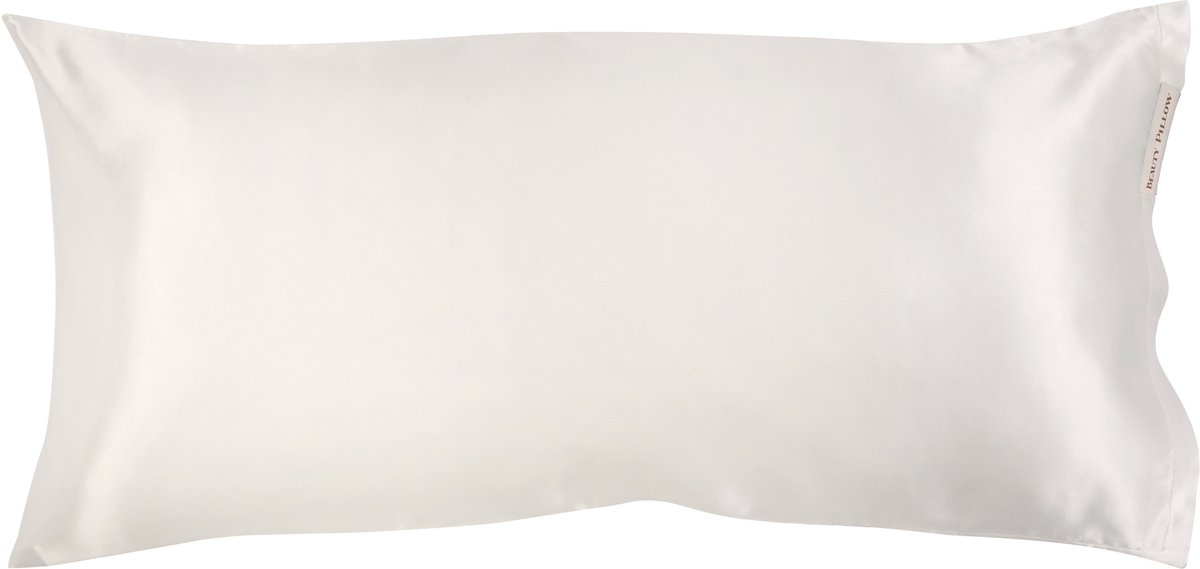 Beauty Pillow® - Satijnen Kussensloop - 80x40 cm - Duitse afmeting - Pearl