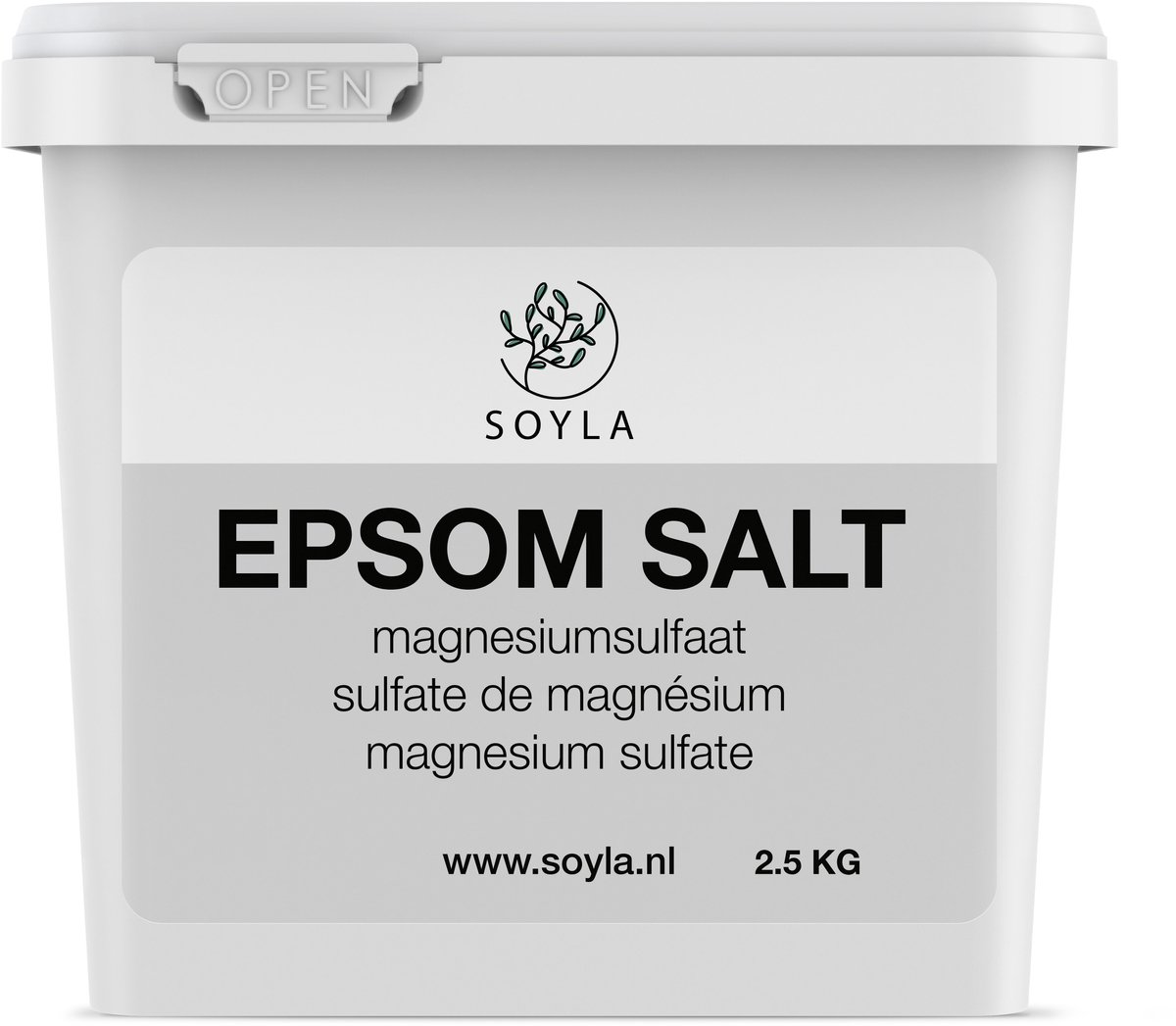 Epsom Zout - 2.5 KG - Badzout - Epsom Salt - Magnesiumsulfaat