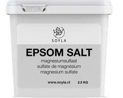 Epsom Zout - 2.5 KG - Badzout - Epsom Salt - Magnesiumsulfaat