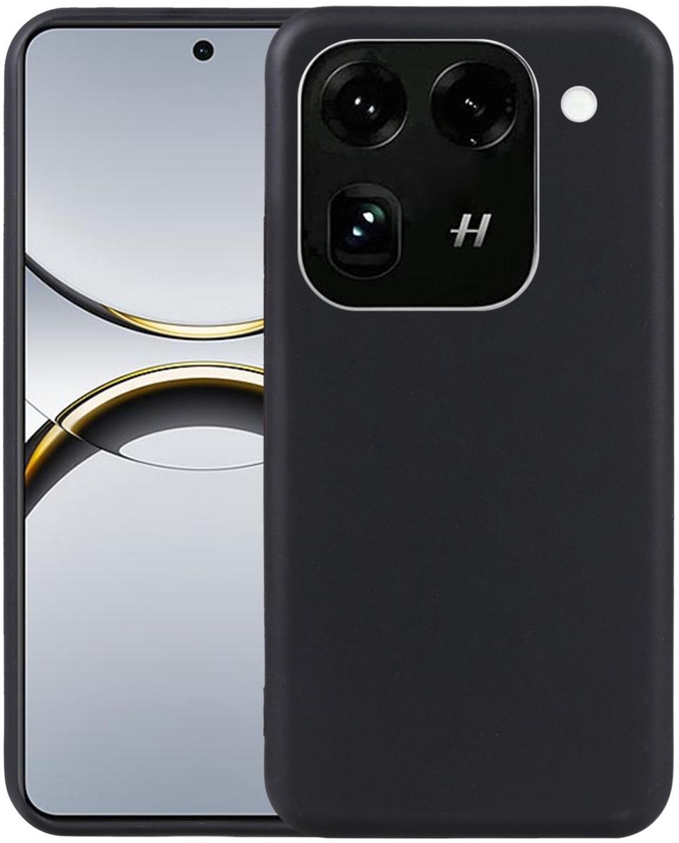 Mobigear Hoesje geschikt voor OPPO Find X9 Pro Telefoonhoesje Flexibel TPU | Mobigear basics Backcover | Find X9 Pro Case | Back Cover - Zwart