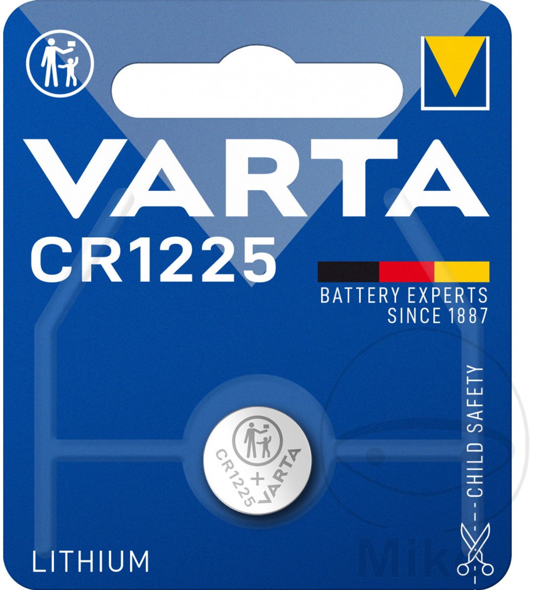 Varta CR1225 Lithium knoopcel batterij 3V - Per 1 stuks