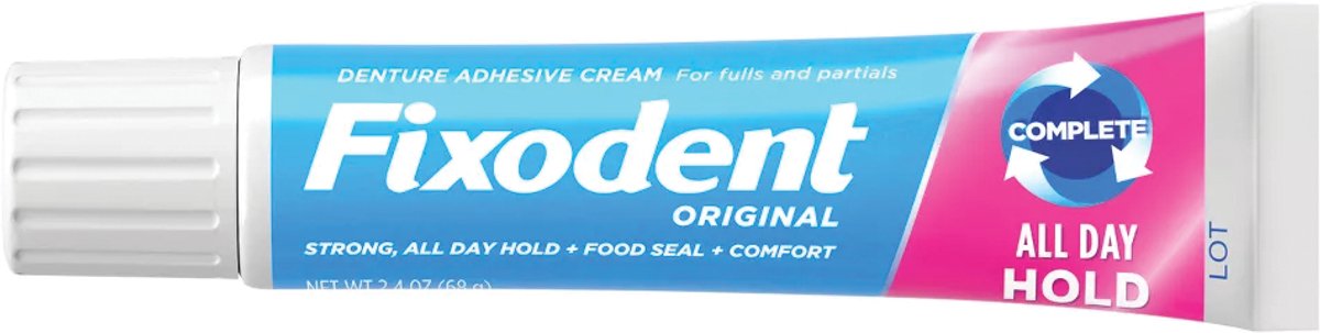 Fixodent Sterke Hechting - Tandprothese Lijm - 40 g