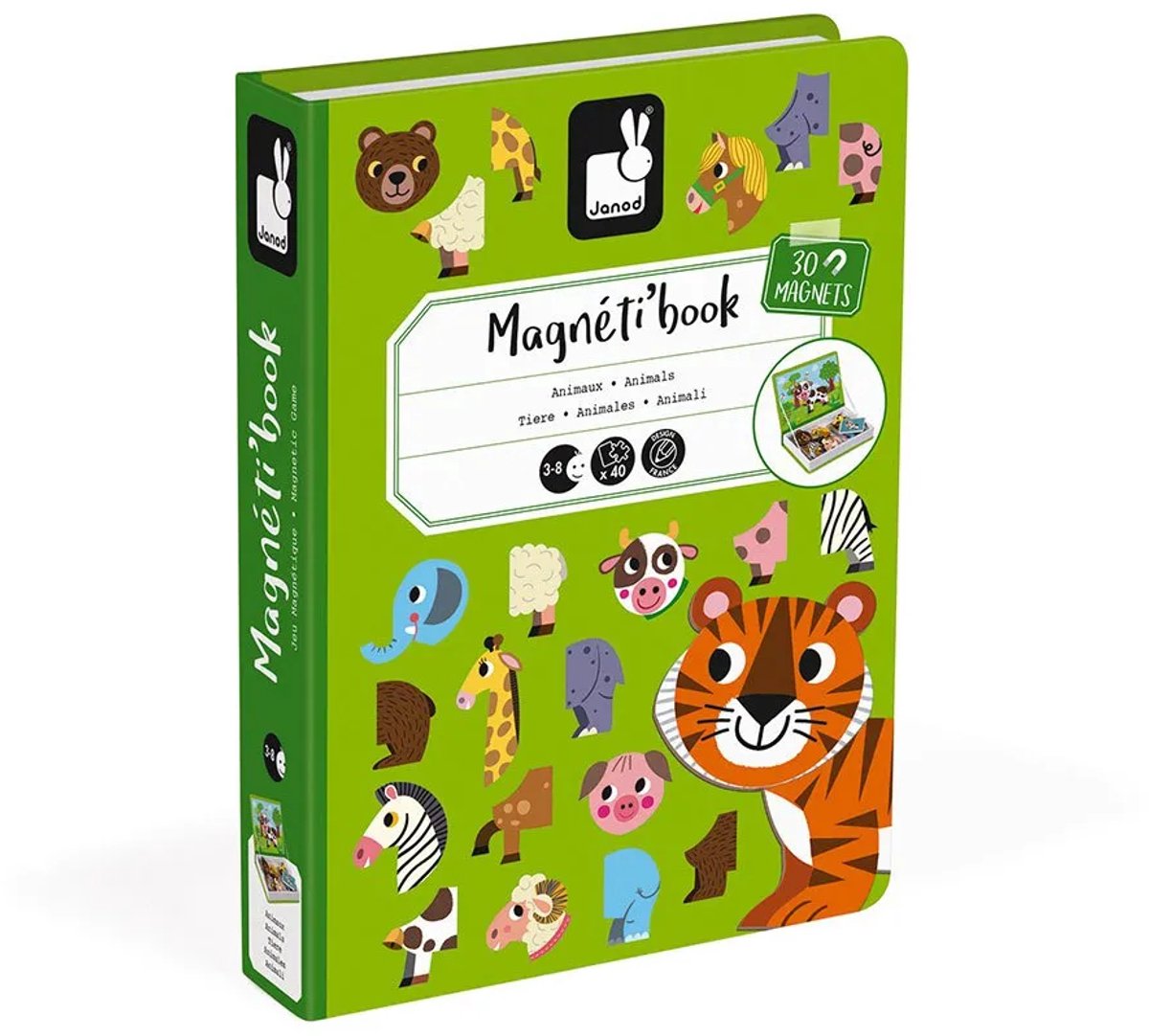 Janod - Magnetibook - Dieren — afbeelding 18