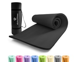 #DoYourFitness - XXL Fitness Mat - »Ashanti« - 190x100x1.0cm - zwart