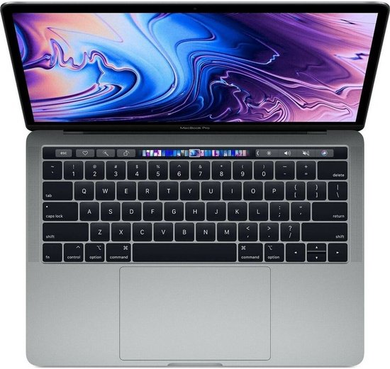 MacBook Pro 13" 2019 Core i7 1.7GHz 16GB 128GB SSD Space Grey QWERTY - Apple - Hoofdafbeelding