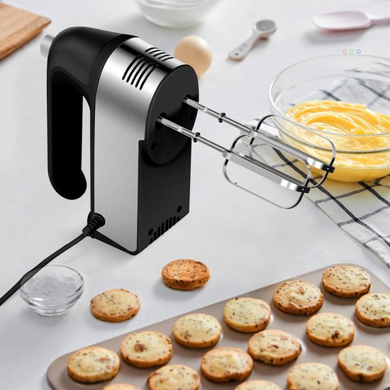 Krachtige Elektrische Keukenmixer met Kom en 5 Snelheden van Merkloos — afbeelding 2