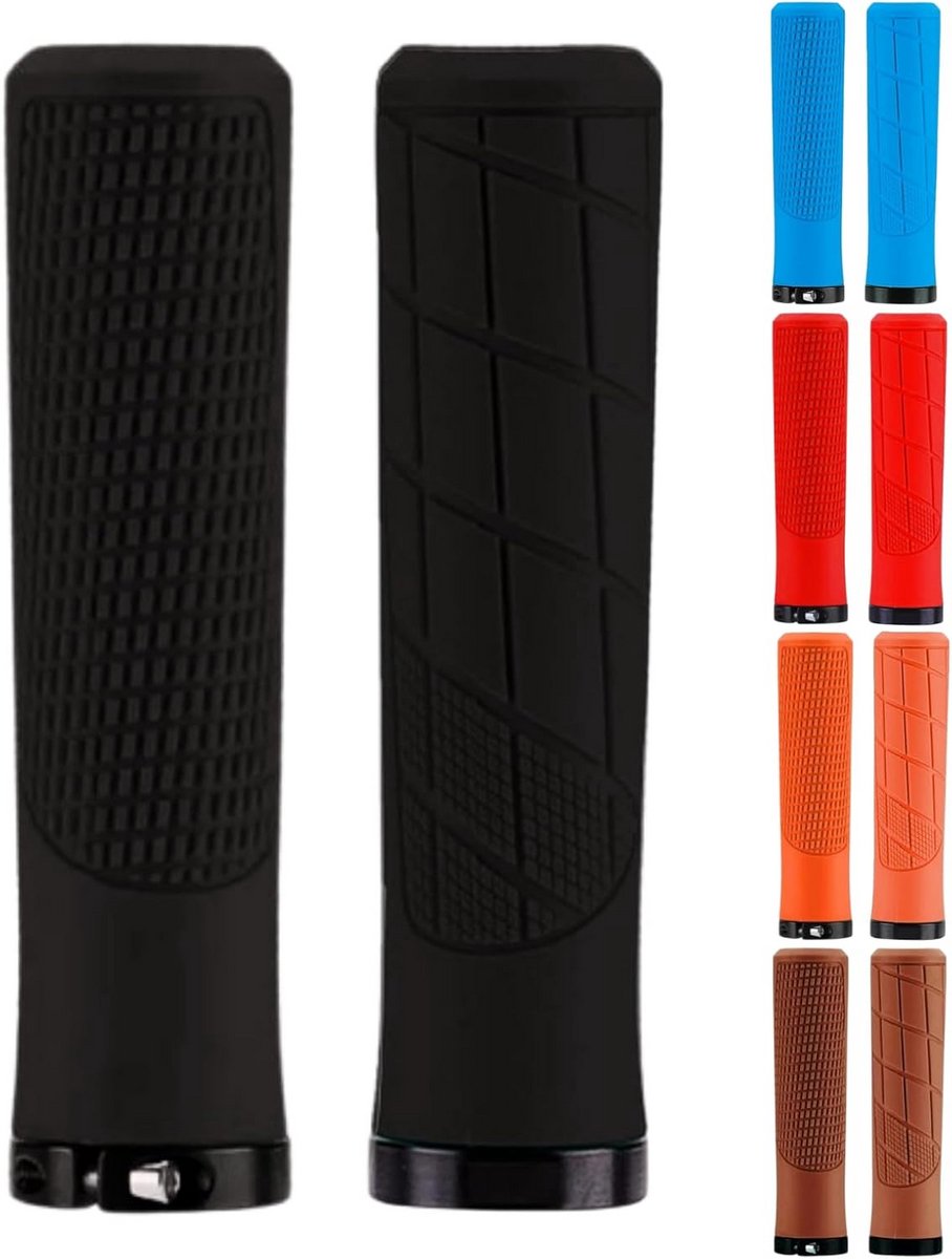 Fiets handgrepen - Ergonomische grips - Comfortabel fietsen - Verstelbare klem - 135 mm lengte - Zwart