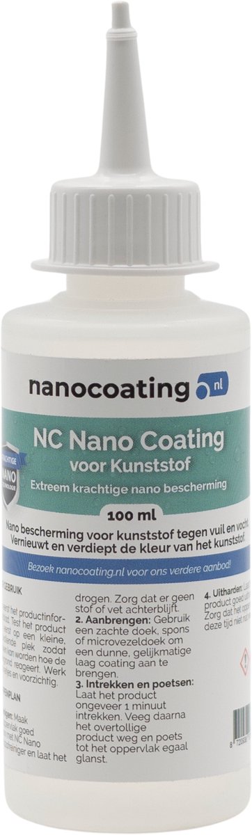 NC Nano Coating voor Kunststof – Kunststofbeschermer | UV-bescherming | Kleurherstellend