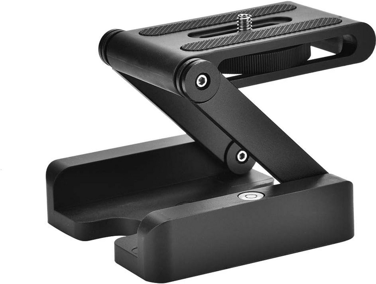 Kantelbare opvouwbare statiefkop met 1/4 inch schroef voor DSLR camera's