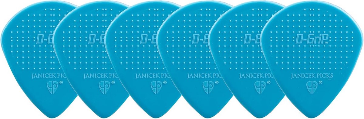 Plectrums Jazz Small Sky Blue 1mm - Set van 6 Gitaar Picks