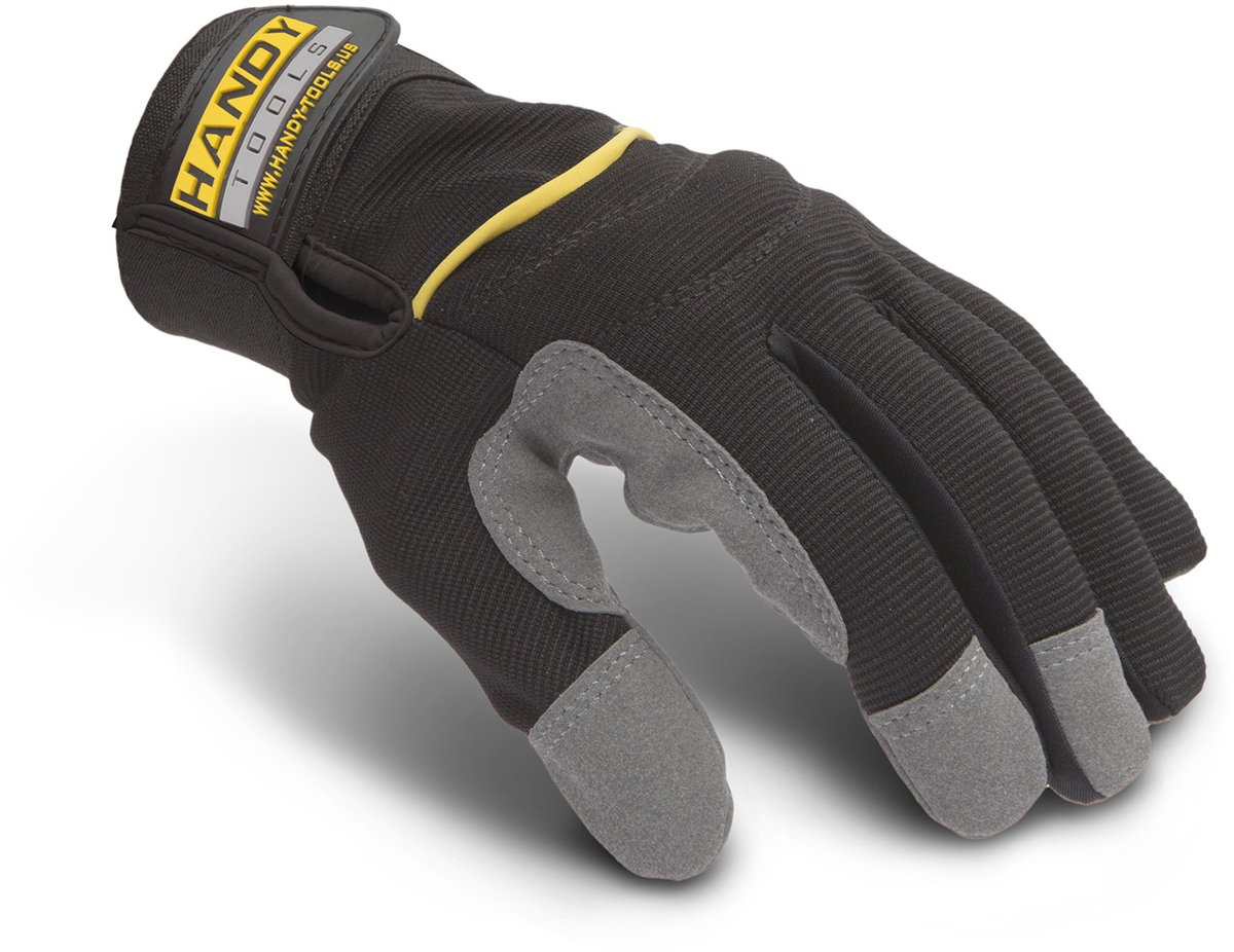 Werkhandschoenen XL met Klittenband – Siliconen Grip – Comfort & Bescherming - Heren en Dames - 1 Paar [10268XL]