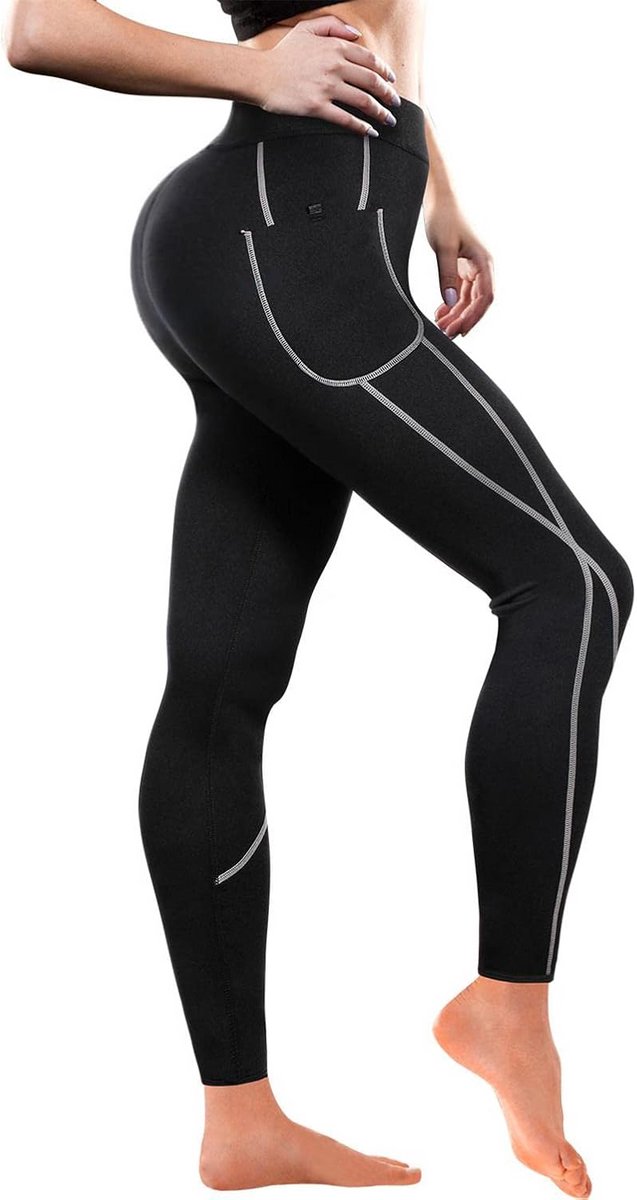 Sauna Leggings voor Vrouwen Neopreen Zweetbroek voor Gewicht verliezen en Workout