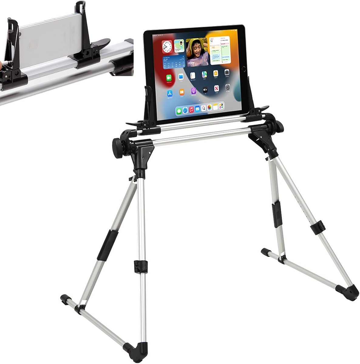 Verstelbare Tablet Houder voor Vloer, Bank en Bed - 270 Graden Rotatie