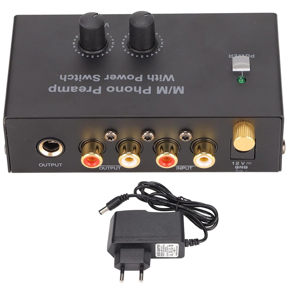 Universele Phono Voorversterker voor Platenspelers - Geluidsarm en Plug & Play
