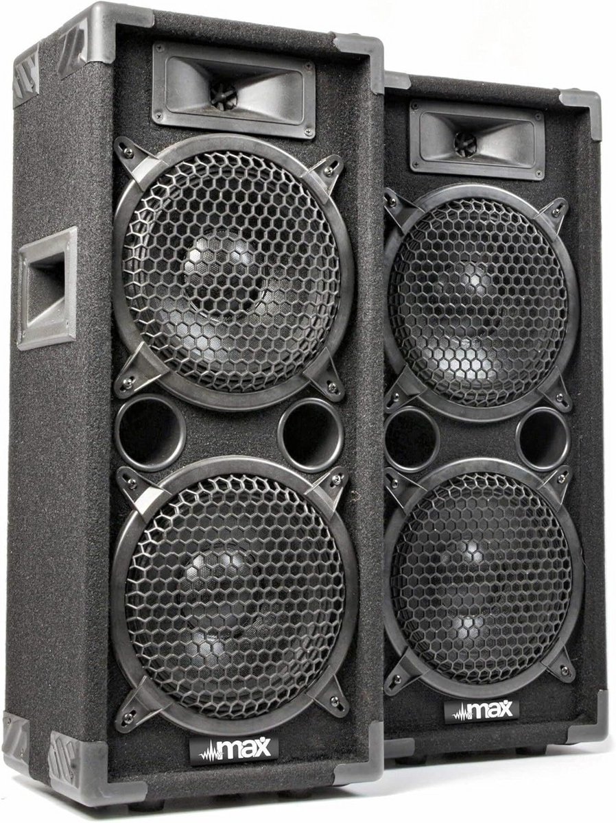 Krachtige 1600W Disco Speakerset (2x 8 inch) voor Feesten