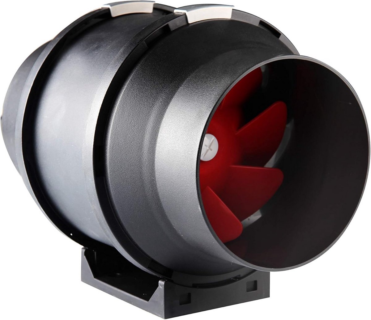 Ventilator 100 mm voor Kweekkast en Badkamer - Krachtige Afzuiging 320 m3/h