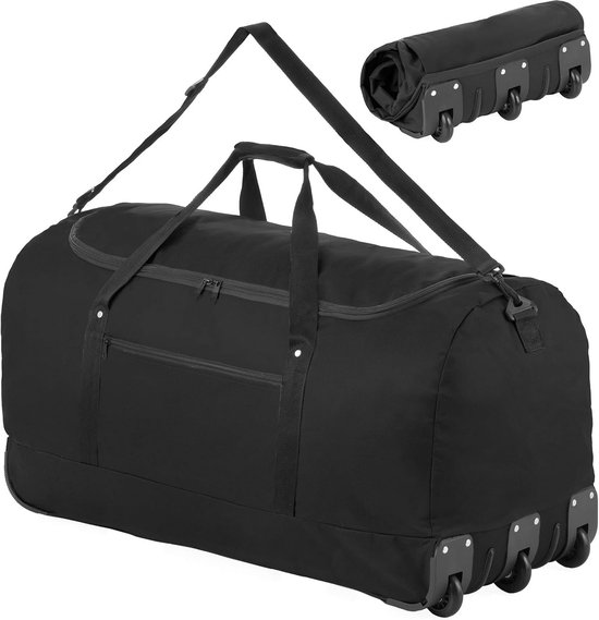 Vomgomfom 32 inch soft-side opvouwbare reistas op wielen