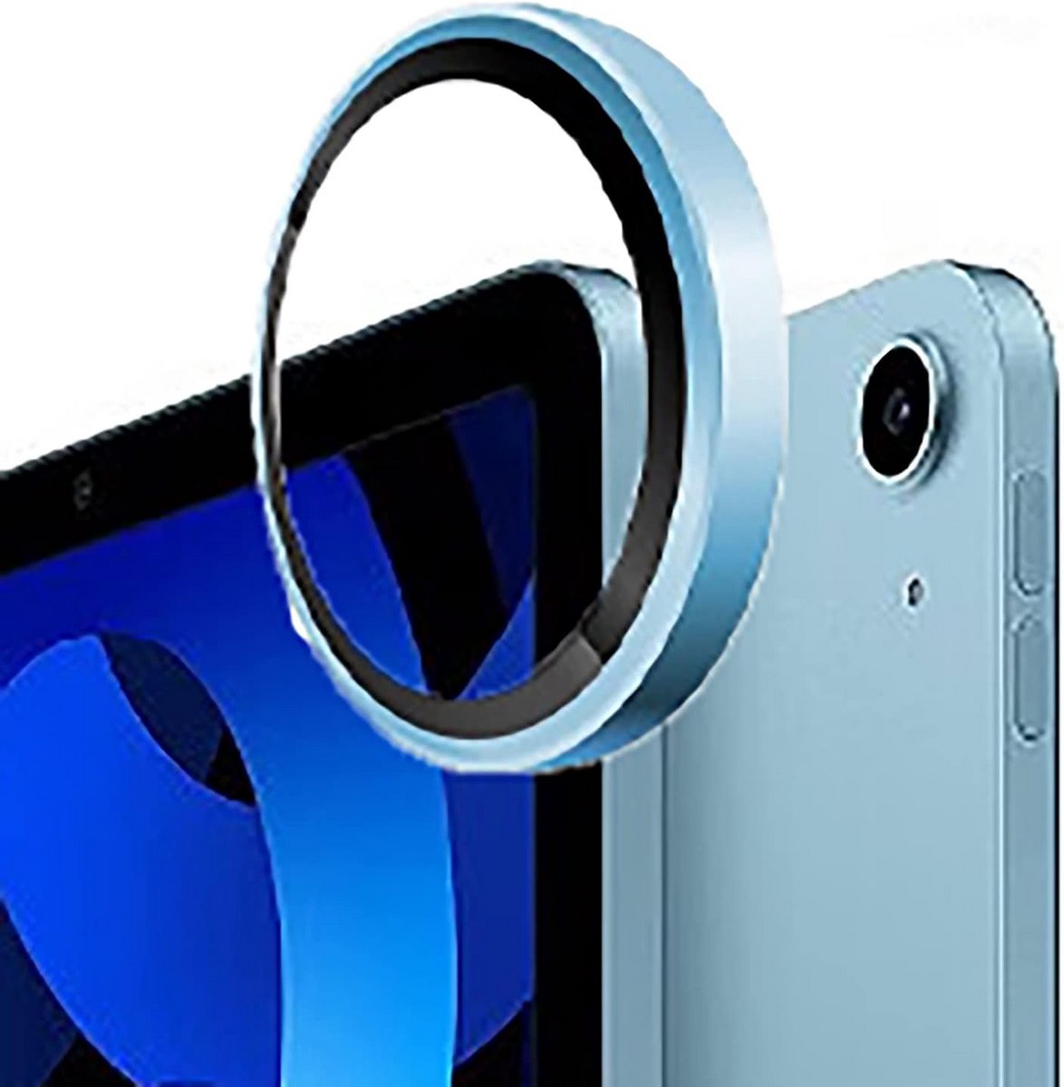 Camerabescherming voor iPad mini 6 - Dubbele Bescherming Glas en Metaal
