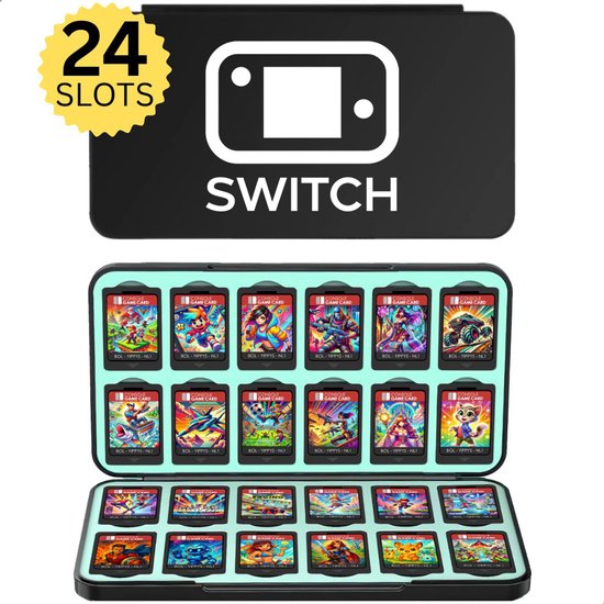 Xainy – Card case zwart geschikt voor Nintendo Switch of Switch 2