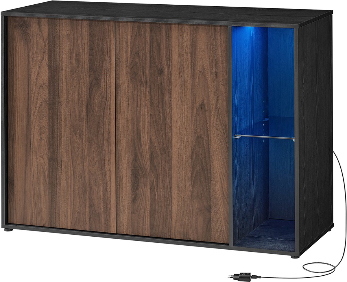 Dressoir – Met verlichting – Gereedschapsloze montage – Wit