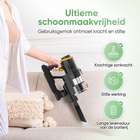 MYBOT E6 Advanced - Steelstofzuiger met Dweilfunctie