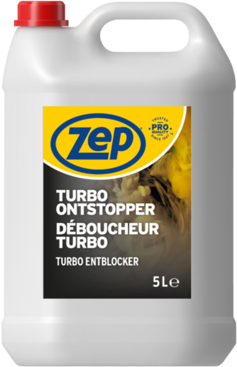 Zep - Turbo Ontstopper - 4 x 5 liter - Voordeelverpakking