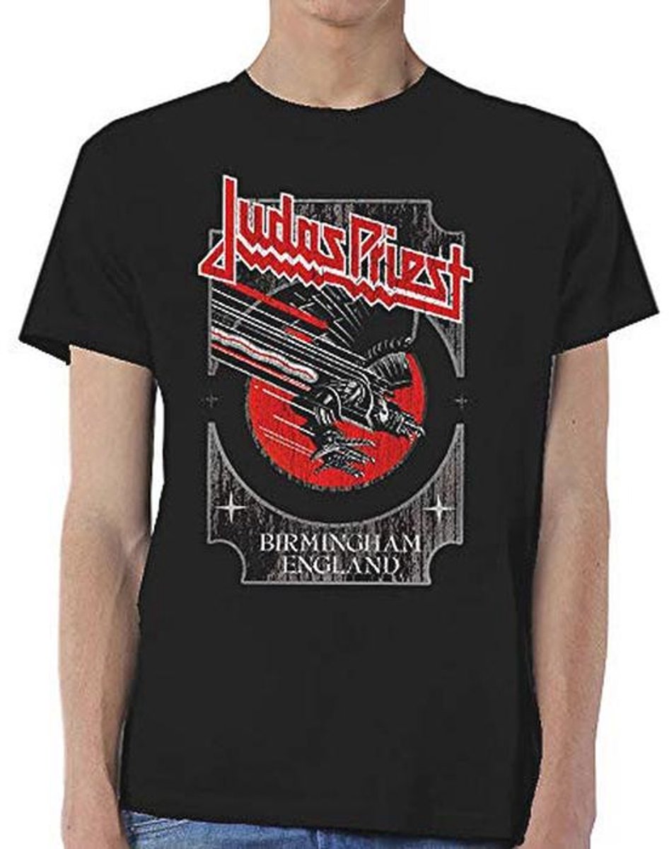 Heren T-Shirt met 'Silver and Red Vengeance' Design
