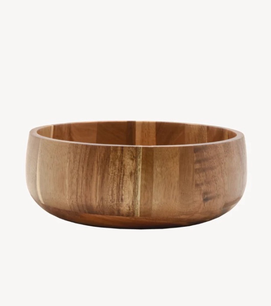 Zoha Acacia Luno Bowl Ø22 cm – Natuurlijke Elegantie voor Salades & Fruit