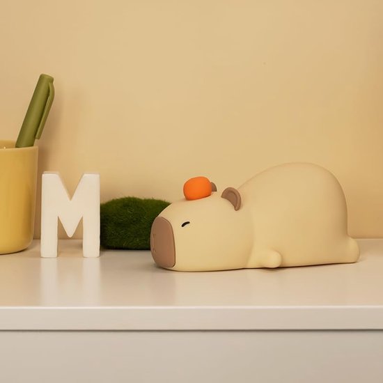 Nachtlampje , schattig LED-nachtlampje in de vorm van een dier, liggende -babylamp, met timer, oplaadbaar, dimbaar, 7-kleurige RGB-helderheidsregeling, een geweldig cadeau voor jongens en meisjes, perfect voor kamerdecoratie. — afbeelding 5